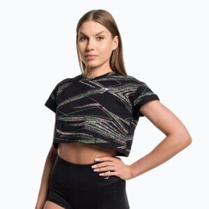 GYMSHARK | Zone Graphic Crop Tee Shirt Cotton | Sz. XS